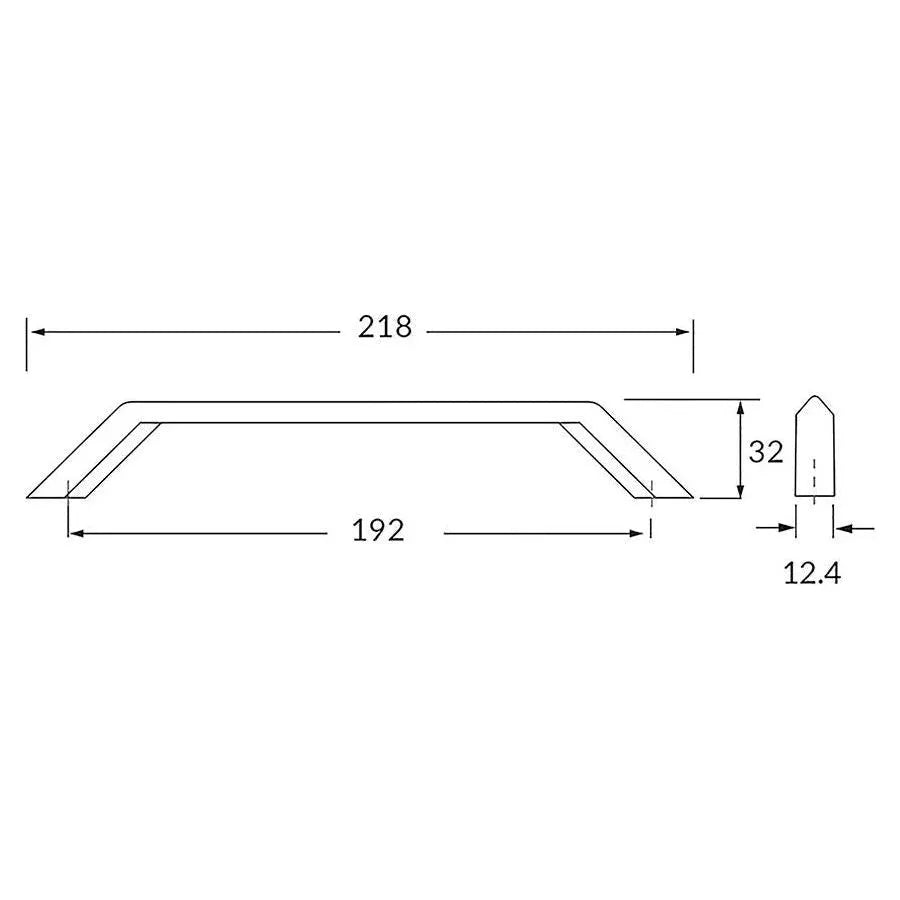 Rocheleau - V451 Pull - POI-V451-192-Z23 | Montreal Lighting & Hardware