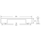 Rocheleau - V53 Pull - POI-V53096LP11 | Montreal Lighting & Hardware