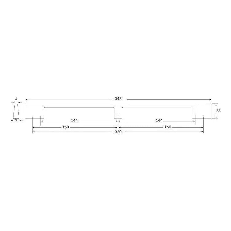 Rocheleau - V54 Pull - POI-V54320LP11 | Montreal Lighting & Hardware