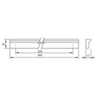 Rocheleau - V78 Pull - POI-V78-160-L01 | Montreal Lighting & Hardware