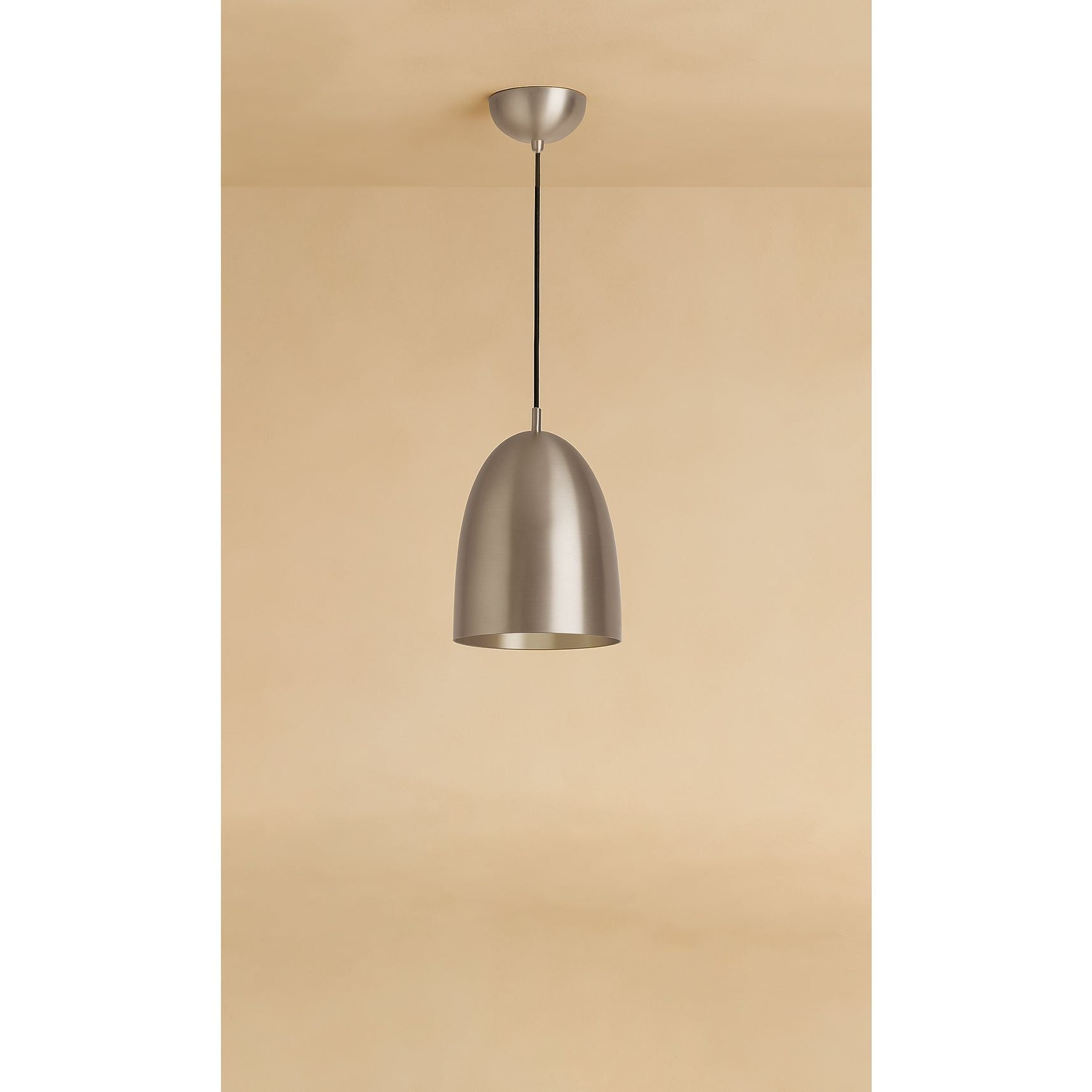 Dounia Home - DH-ROYDOMPEN-MD-BRS - Roya Dome Pendant Light - Polished Brass