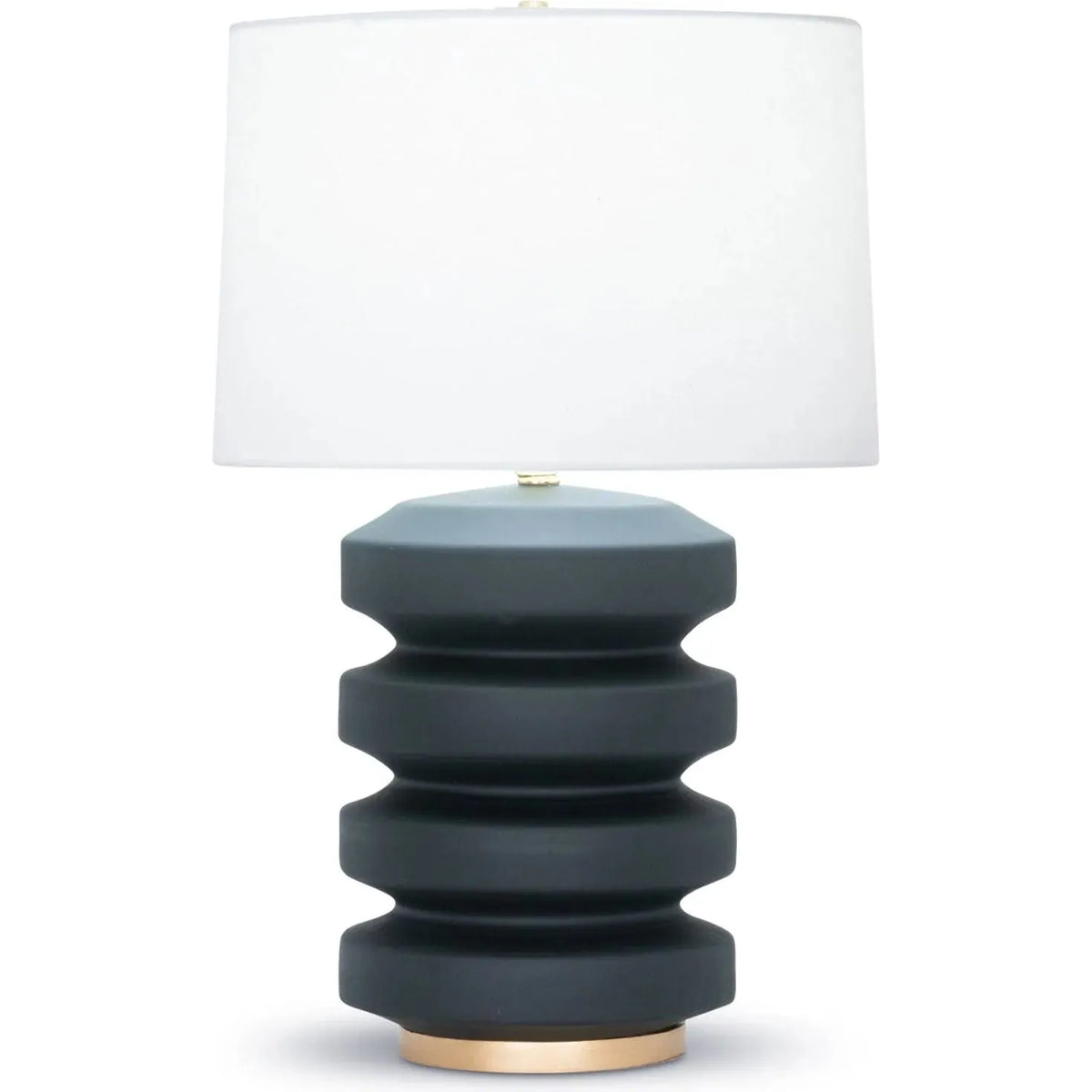 Flow Decor-4484-OWC-Table Lamps-Ruth-Black