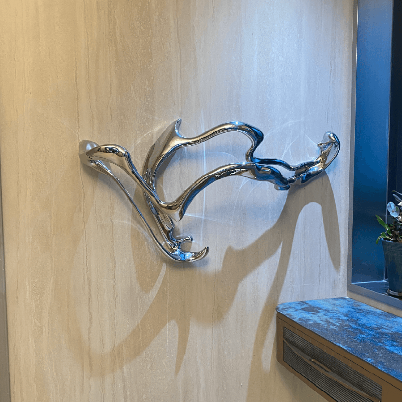 P&Bhusri S3-M-PWH-N Sèche-serviettes Fontaine de Jouvence en porcelaine blanche