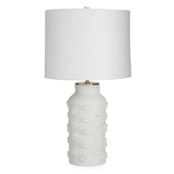 Lèvres de Gala Lampe de table par Jonathan Adler | Modèle d'exposition