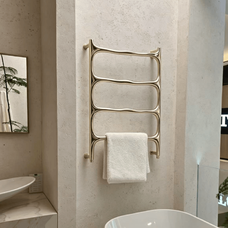 Sèche-serviettes P&Bhusri S9-M-PWH-N Verona en porcelaine blanche