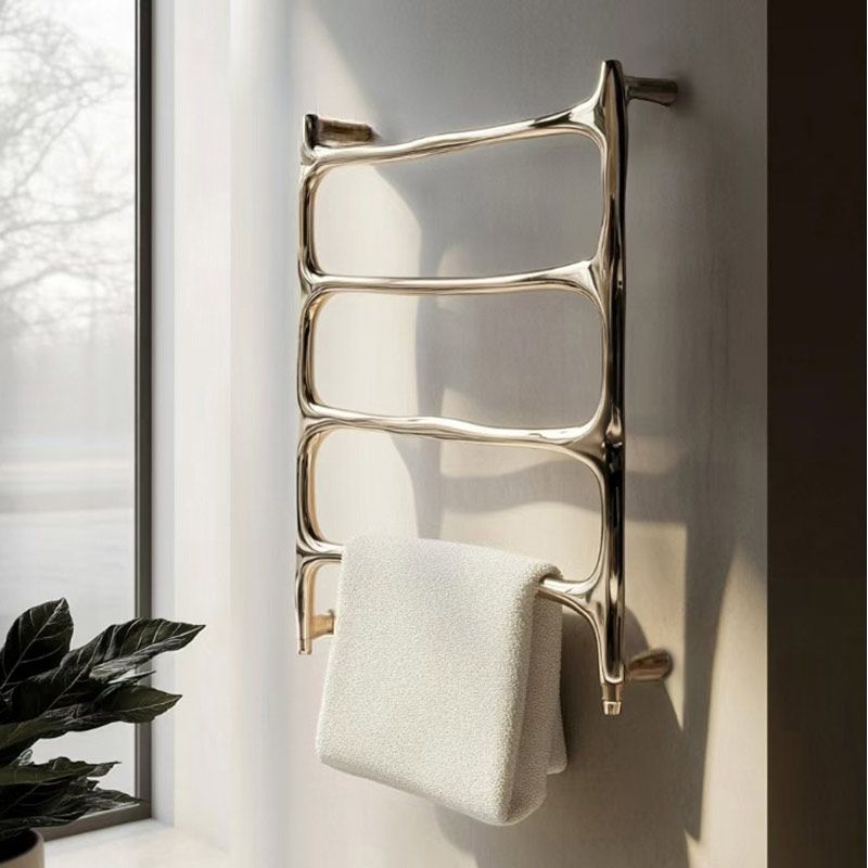 Sèche-serviettes P&Bhusri S9-M-PWH-N Verona en porcelaine blanche