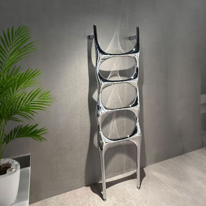 Sèche-serviettes P&Bhusri S6-M-PWH-N Crete Palace en porcelaine blanche
