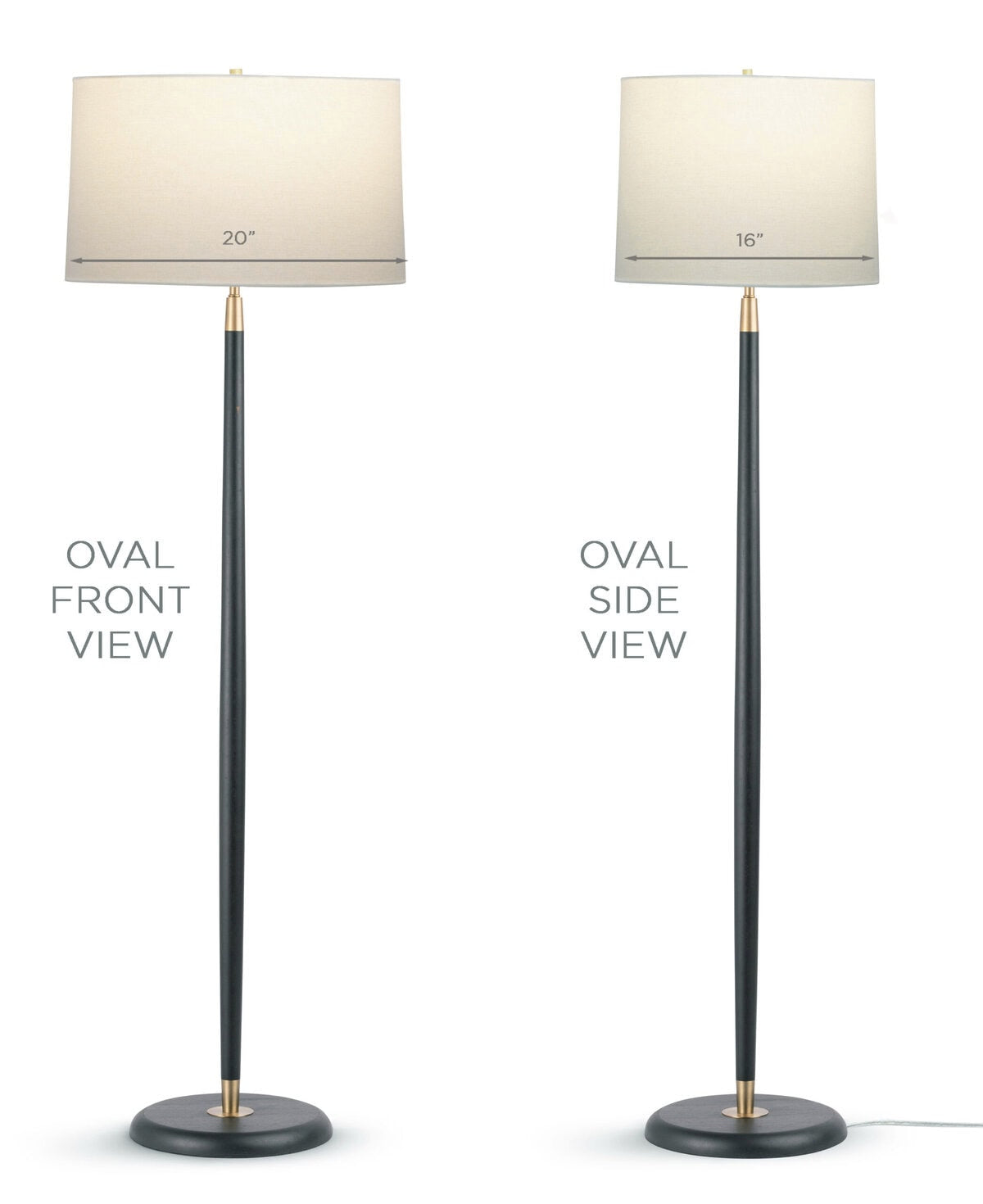 Salem Floor Lamp - FLO-4756-OVAL-OWL