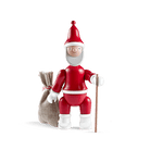 Kay Bojesen 39430 Santa Claus Wooden Figurine in Red/White