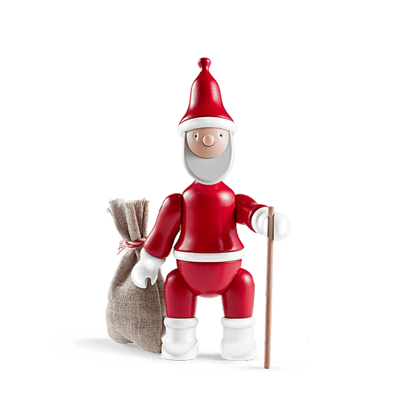 Santa Claus Wooden Figurine