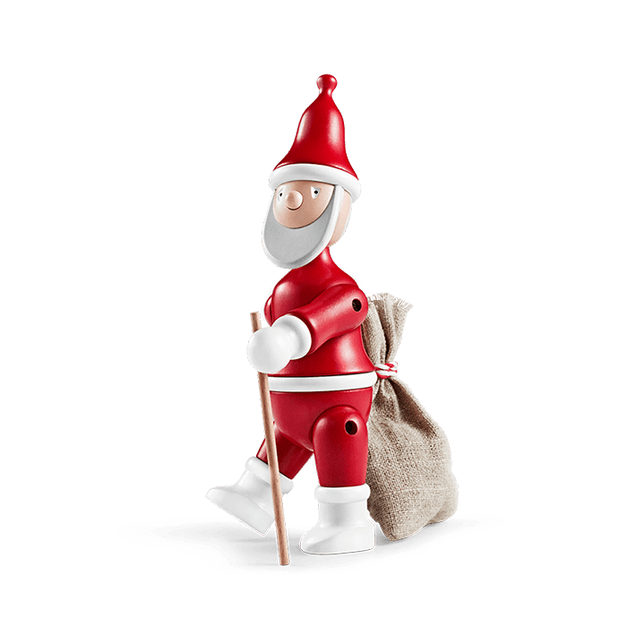 Kay Bojesen 39430 Santa Claus Wooden Figurine in Red/White