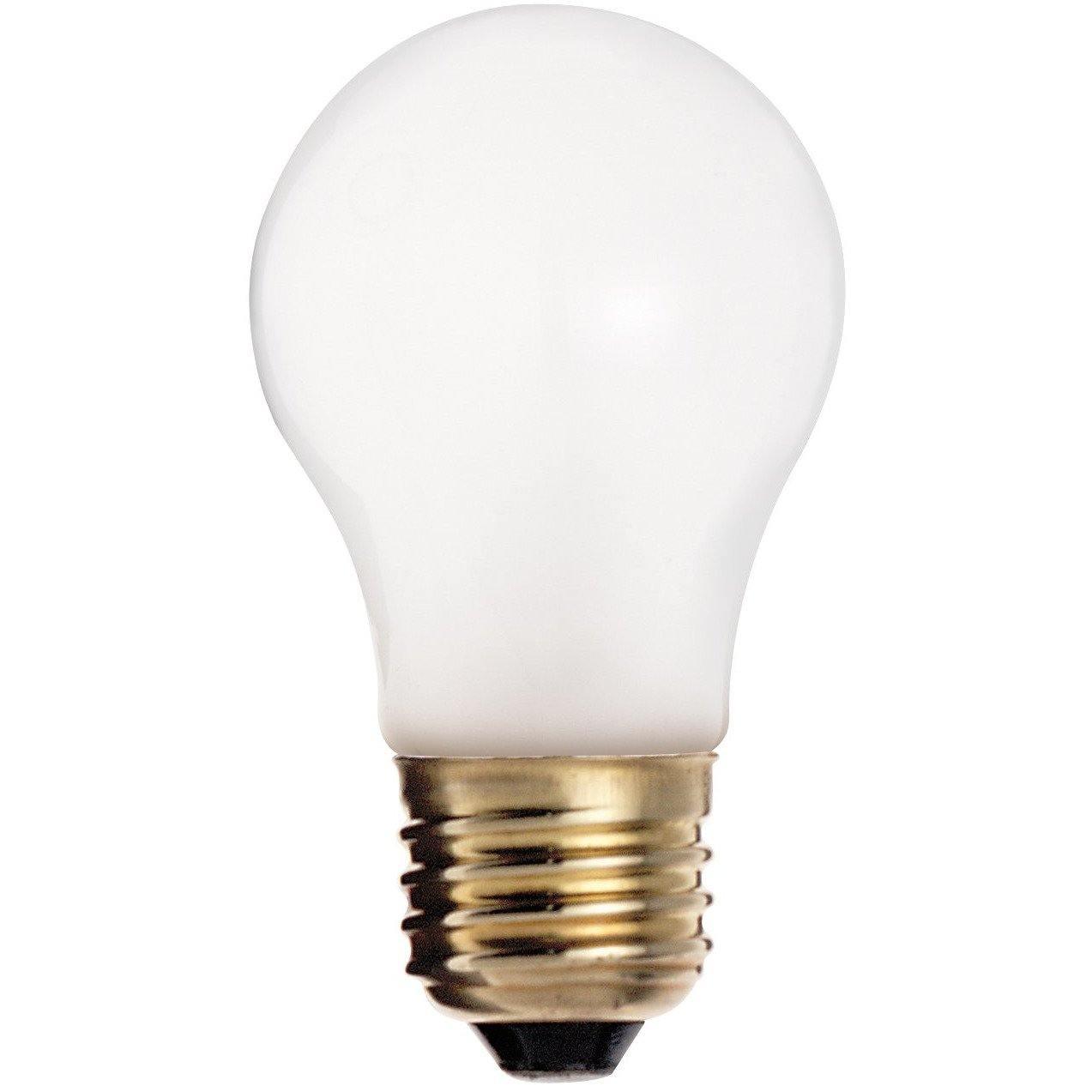 Satco Products - 40 Watt A15 Incandescent, Frost, Appliance Lamp, 2500 Average rated hours, 290/217 Lumens, Medium base, 130/120 Volt - S3721 | Montreal Lighting & Hardware