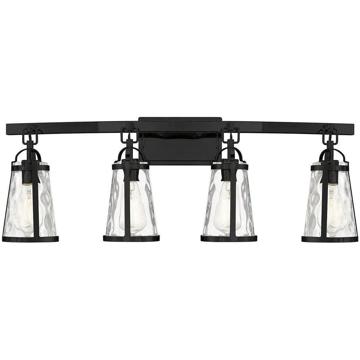 Savoy House - Albany Four Light Bath Bar - 8-560-4-BK | Montreal Lighting & Hardware