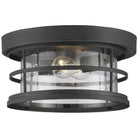 Savoy House - Barrett Two Light Flush Mount - 5-369-13-BK | Montreal Lighting & Hardware