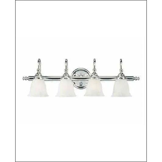 Savoy House - Brunswick Bath Four Light Bath Bar - 8-1062-4-CH | Montreal Lighting & Hardware