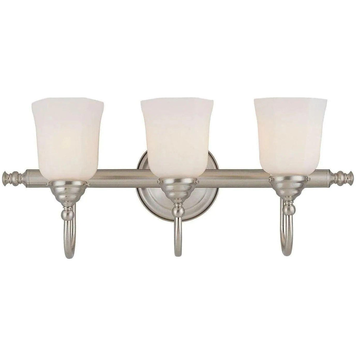 Savoy House - Brunswick Bath Three Light Bath Bar - 8-1062-3-SN | Montreal Lighting & Hardware