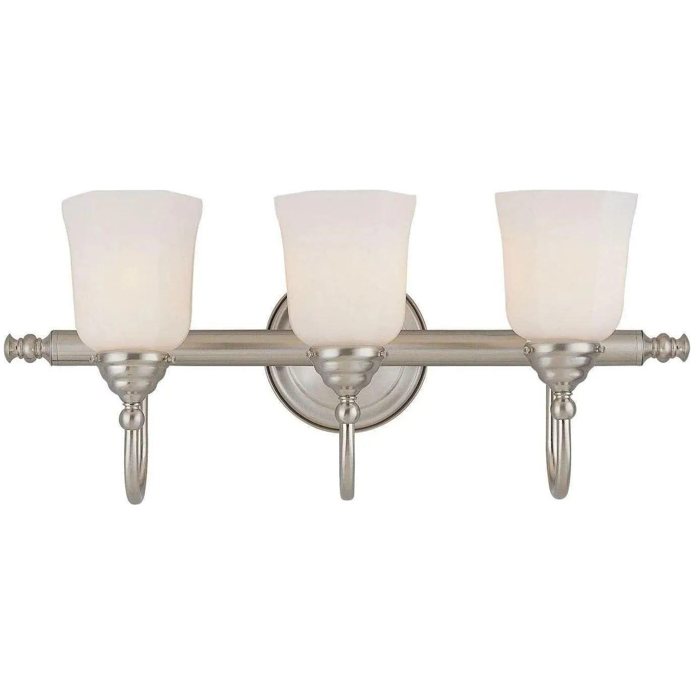 Savoy House - Brunswick Bath Three Light Bath Bar - 8-1062-3-CH | Montreal Lighting & Hardware