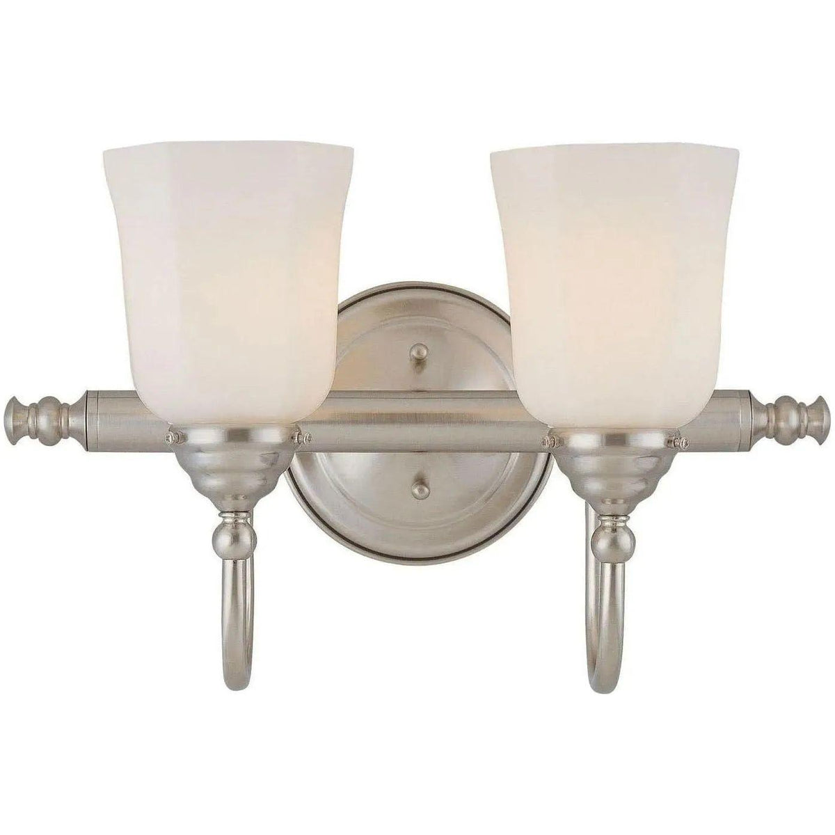 Savoy House - Brunswick Bath Two Light Bath Bar - 8-1062-2-SN | Montreal Lighting & Hardware