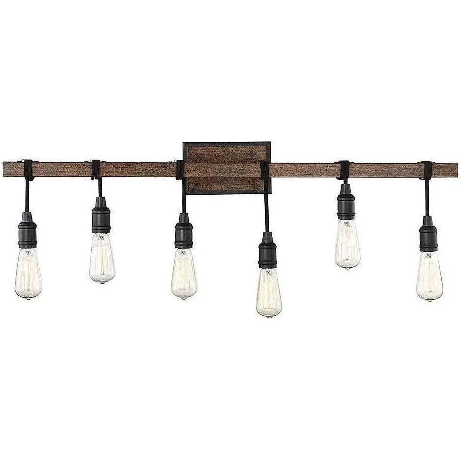 Savoy House - Burgess Six Light Bath Bar - 8-993-6-41 | Montreal Lighting & Hardware