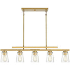 Savoy House - Calhoun Five Light Linear Chandelier - 1-1023-5-322 | Montreal Lighting & Hardware