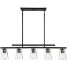 Savoy House - Calhoun Five Light Linear Chandelier - 1-1023-5-89 | Montreal Lighting & Hardware