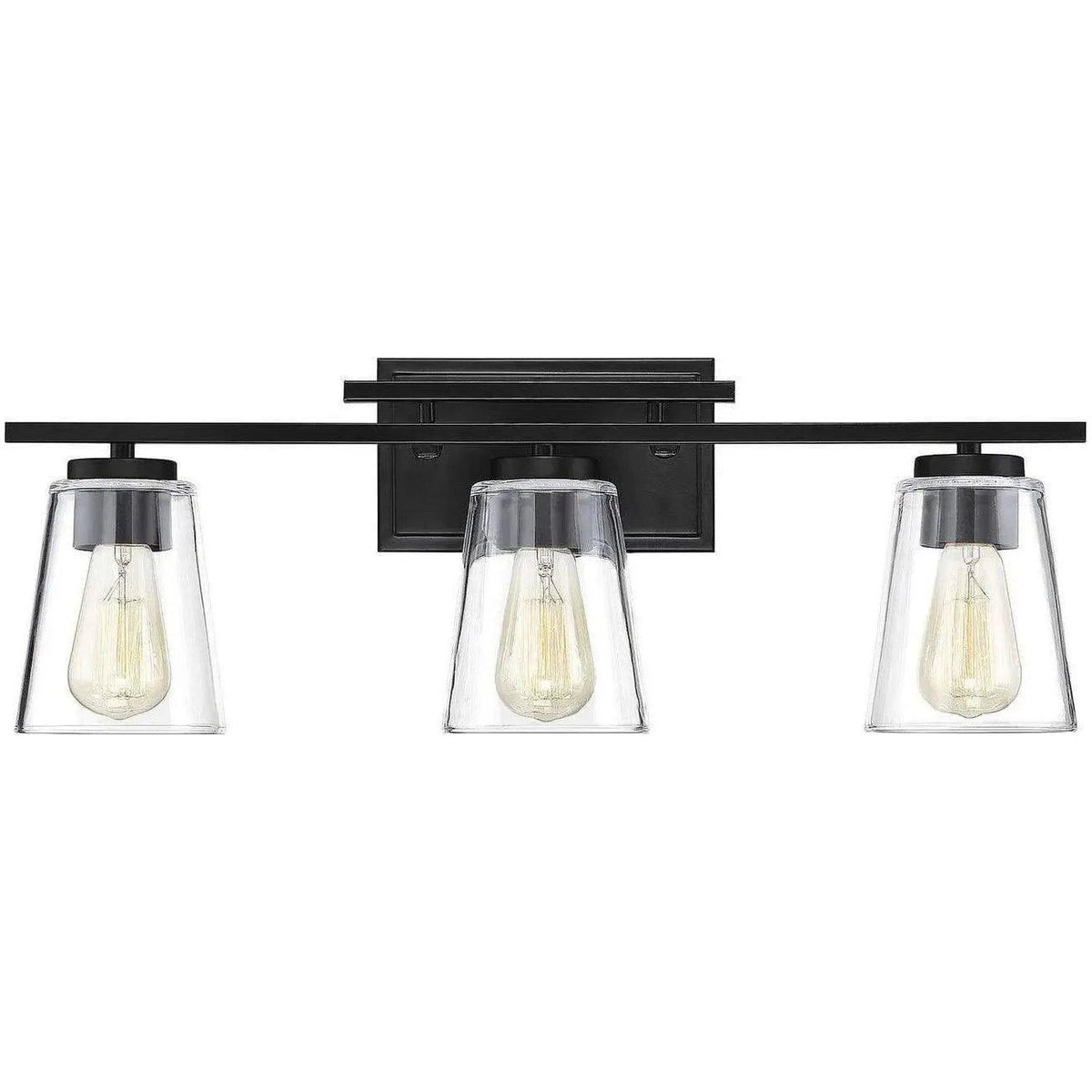 Savoy House - Calhoun Three Light Bath Bar - 8-1020-3-BK | Montreal Lighting & Hardware