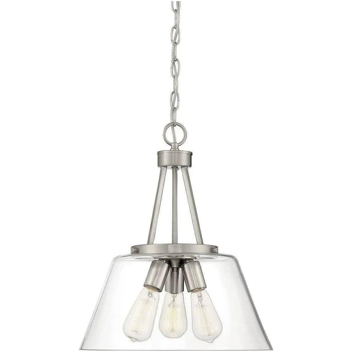 Savoy House - Calhoun Three Light Pendant - 7-1025-3-SN | Montreal Lighting & Hardware