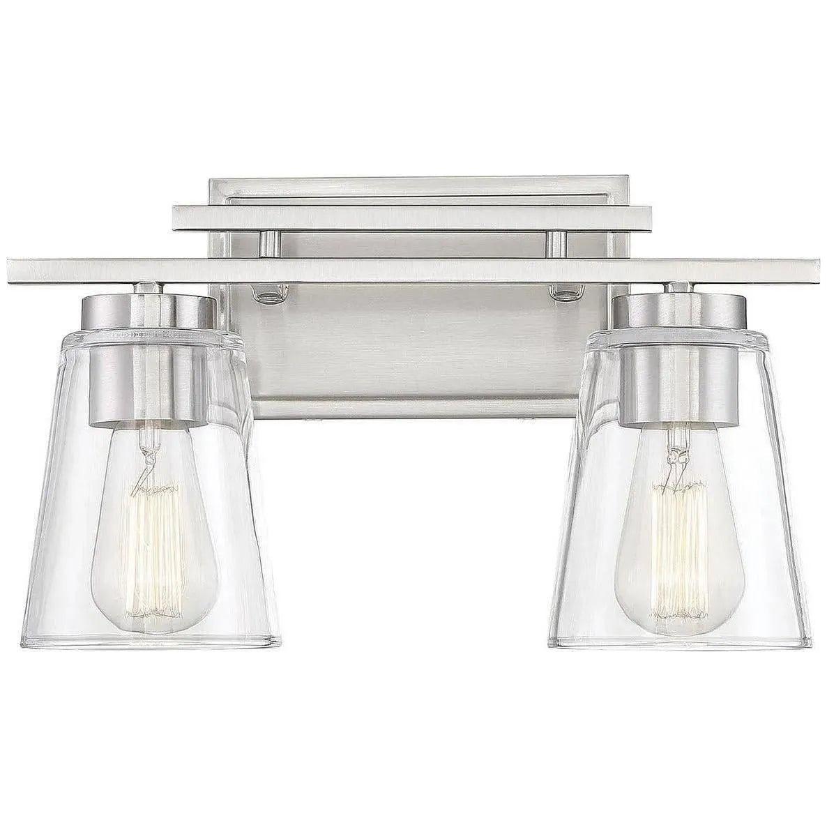 Savoy House - Calhoun Two Light Bath Bar - 8-1020-2-BK | Montreal Lighting & Hardware