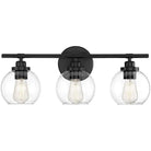 Savoy House - Carson Three Light Bath Bar - 8-4050-3-BK | Montreal Lighting & Hardware