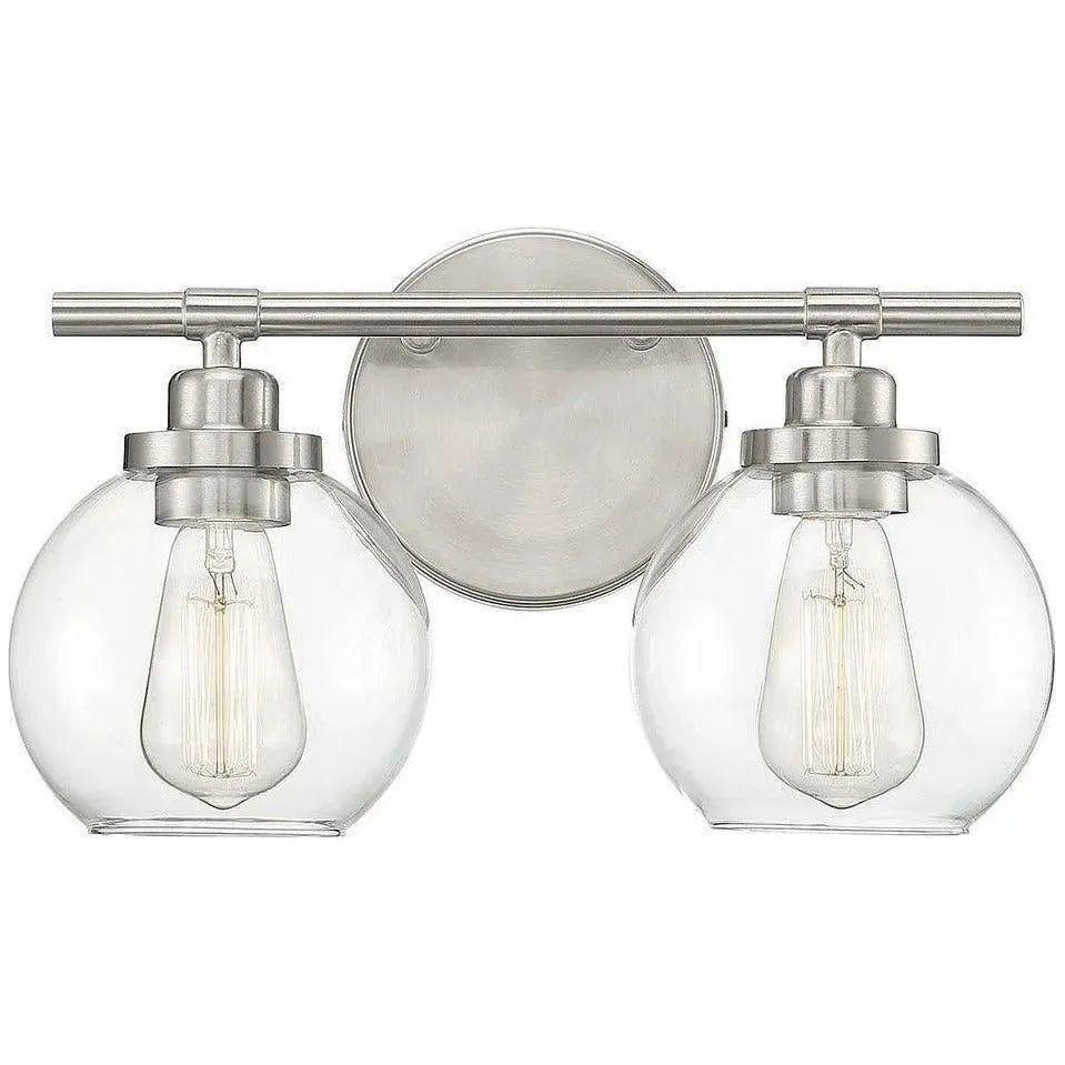 Savoy House - Carson Two Light Bath Bar - 8-4050-2-SN | Montreal Lighting & Hardware