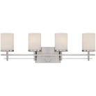 Savoy House - Colton Four Light Bath Bar - 8-338-4-SN | Montreal Lighting & Hardware