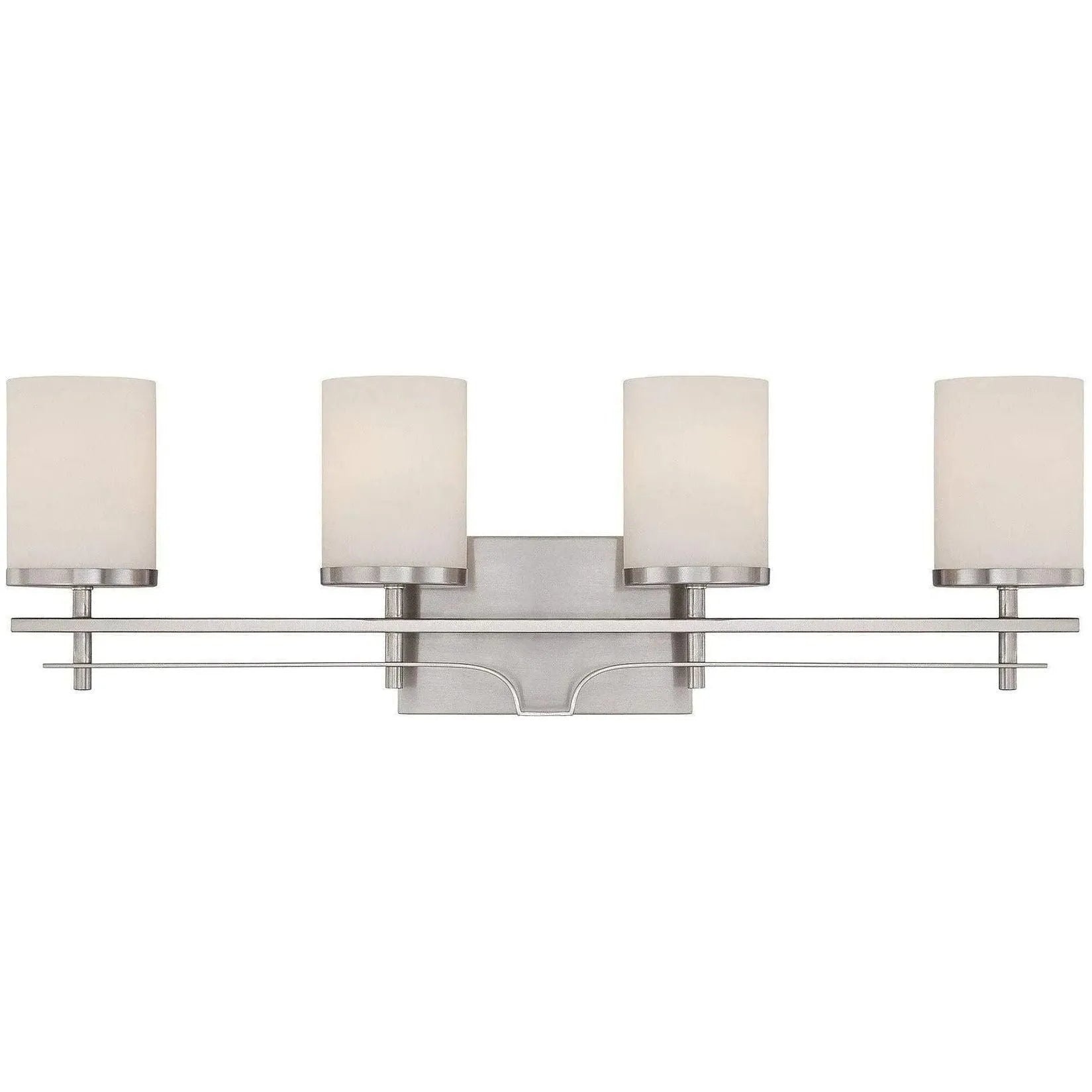 Savoy House - Colton Four Light Bath Bar - 8-338-4-SN | Montreal Lighting & Hardware