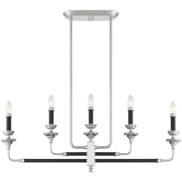 Davidson Five Light Linear Chandelier