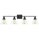 Savoy House - Drake Four Light Bath Bar - 8-9130-4-BK | Montreal Lighting & Hardware