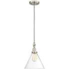 Savoy House - Drake One Light Pendant - 7-9132-1-SN | Montreal Lighting & Hardware