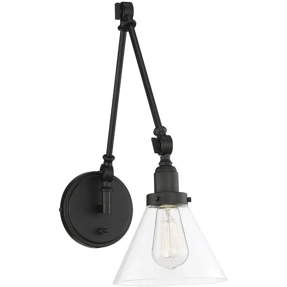 Savoy House - Drake One Light Wall Sconce - 9-9131CP-1-89 | Montreal Lighting & Hardware