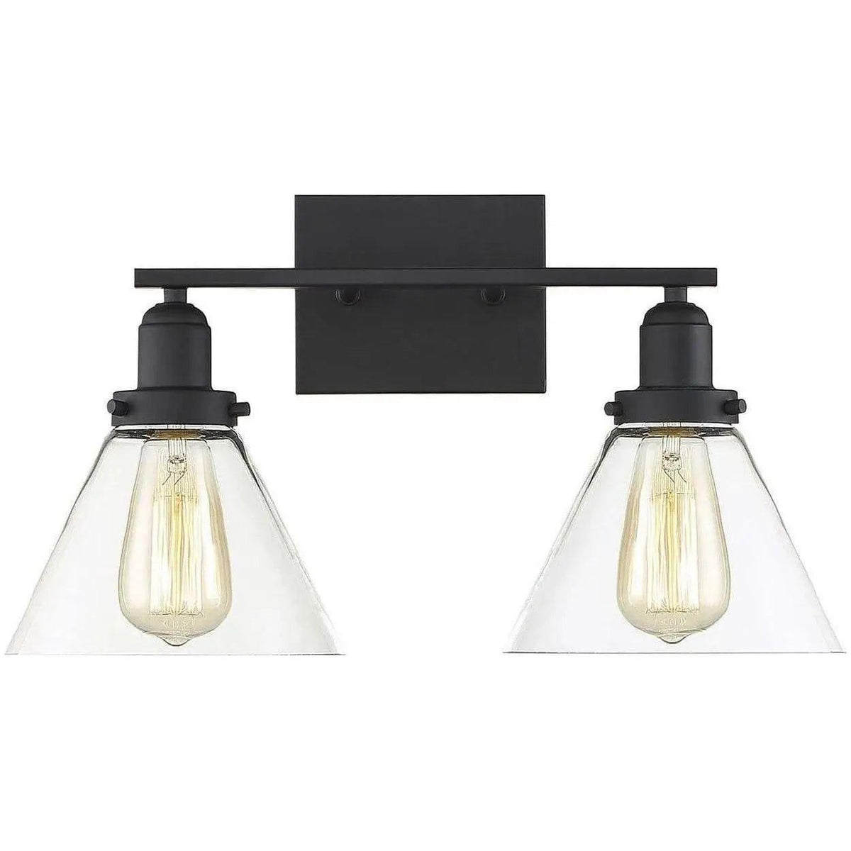 Savoy House - Drake Two Light Bath Bar - 8-9130-2-BK | Montreal Lighting & Hardware