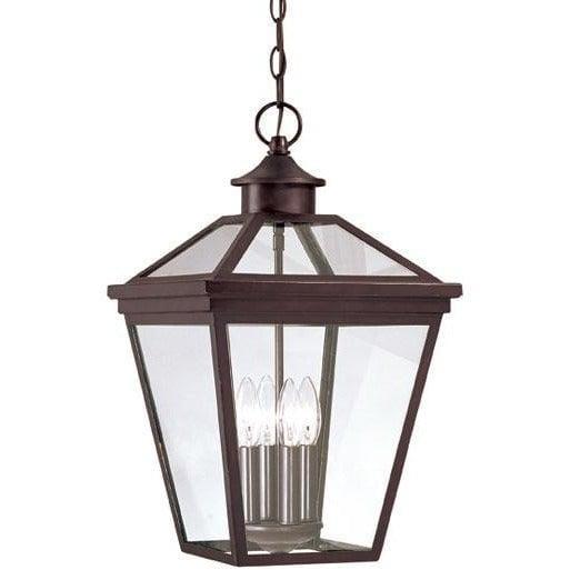 Savoy House - Ellijay Four Light Outdoor Hanging Lantern - 5-145-13 | Montreal Lighting & Hardware