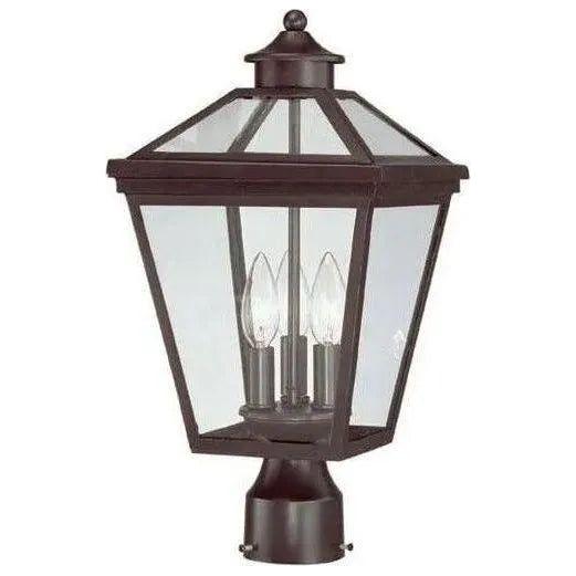Savoy House - Ellijay Three Light Post Lantern - 5-147-13 | Montreal Lighting & Hardware