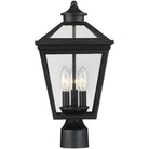 Savoy House - Ellijay Three Light Post Lantern - 5-147-BK | Montreal Lighting & Hardware