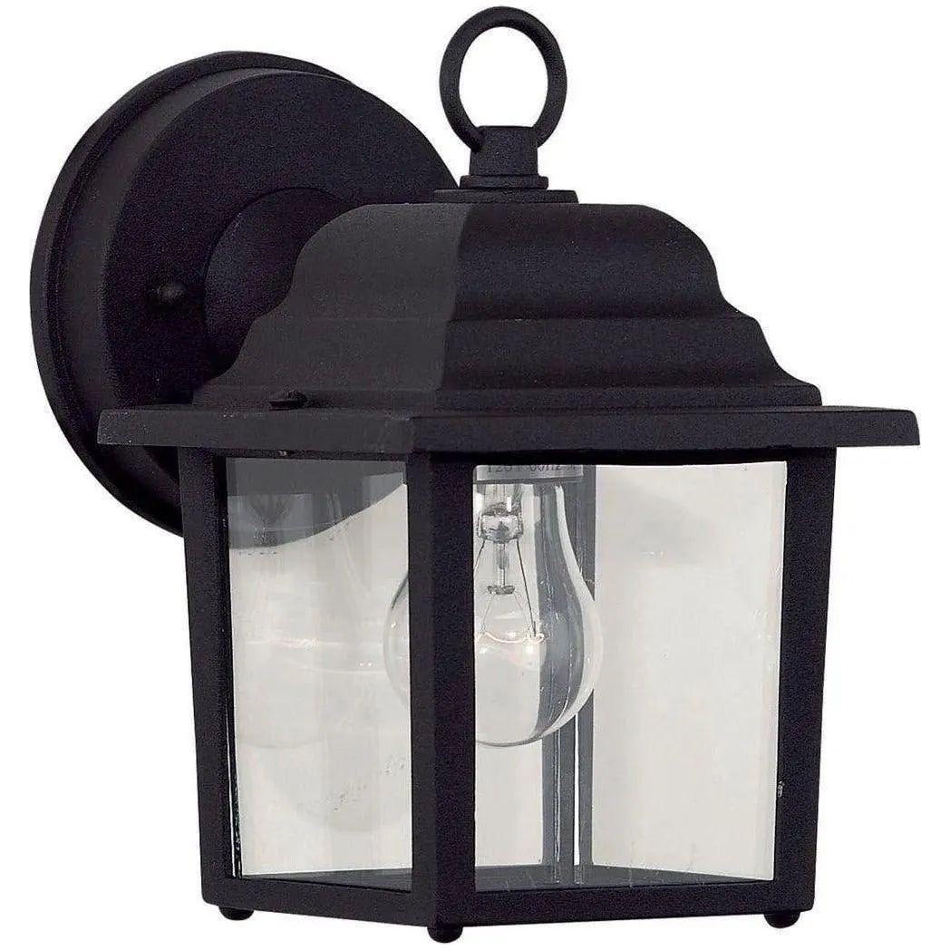 Savoy House - Exteriors One Light Outdoor Wall Lantern - 5-3045-BK | Montreal Lighting & Hardware