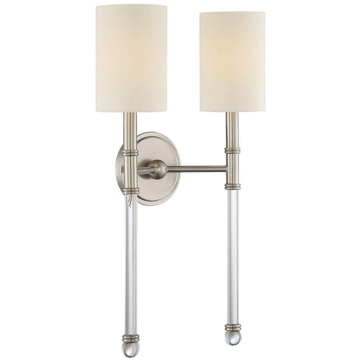 Savoy House - Fremont Two Light Wall Sconce - 9-103-2-SN | Montreal Lighting & Hardware