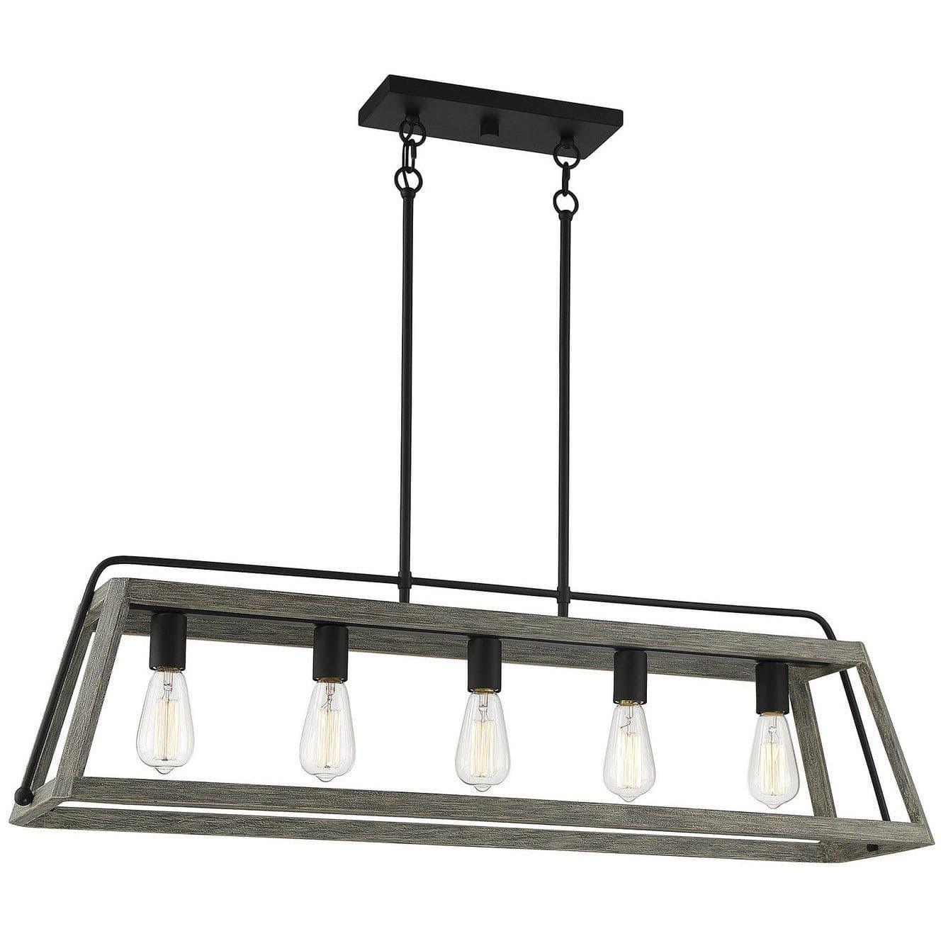 Savoy House - Hasting Five Light Linear Chandelier - 1-8892-5-101 | Montreal Lighting & Hardware