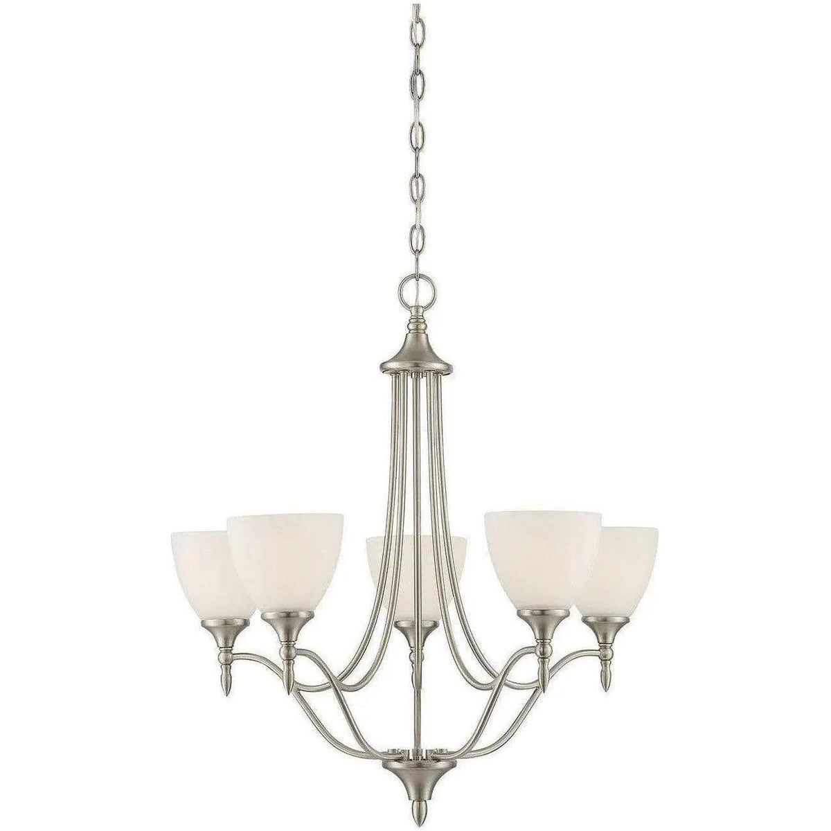 Savoy House - Herndon Five Light Chandelier - 1-1001-5-SN | Montreal Lighting & Hardware