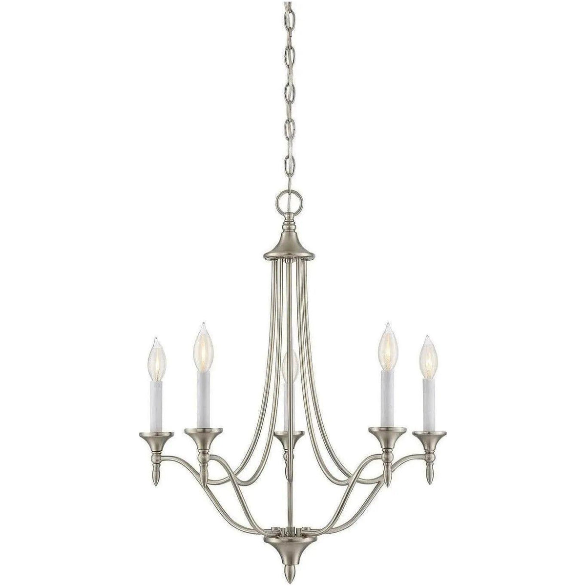 Savoy House - Herndon Five Light Chandelier - 1-1008-5-SN | Montreal Lighting & Hardware