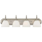 Savoy House - Herndon Four Light Bath Bar - 8-1007-4-SN | Montreal Lighting & Hardware