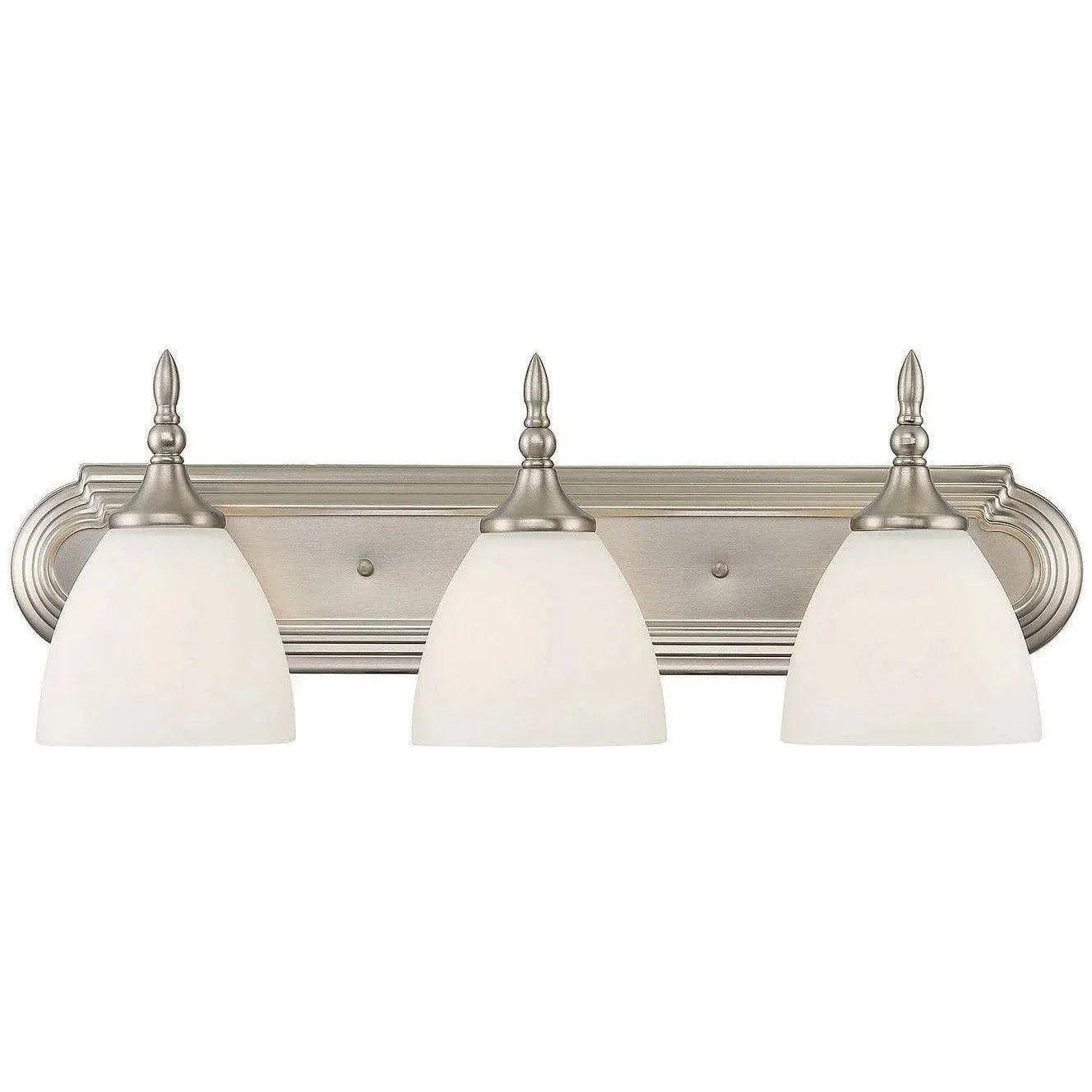 Savoy House - Herndon Three Light Bath Bar - 8-1007-3-SN | Montreal Lighting & Hardware