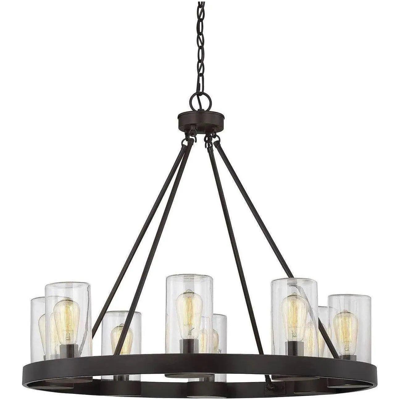 Savoy House - Inman Eight Light Outdoor Chandelier - 1-1130-8-13 | Montreal Lighting & Hardware