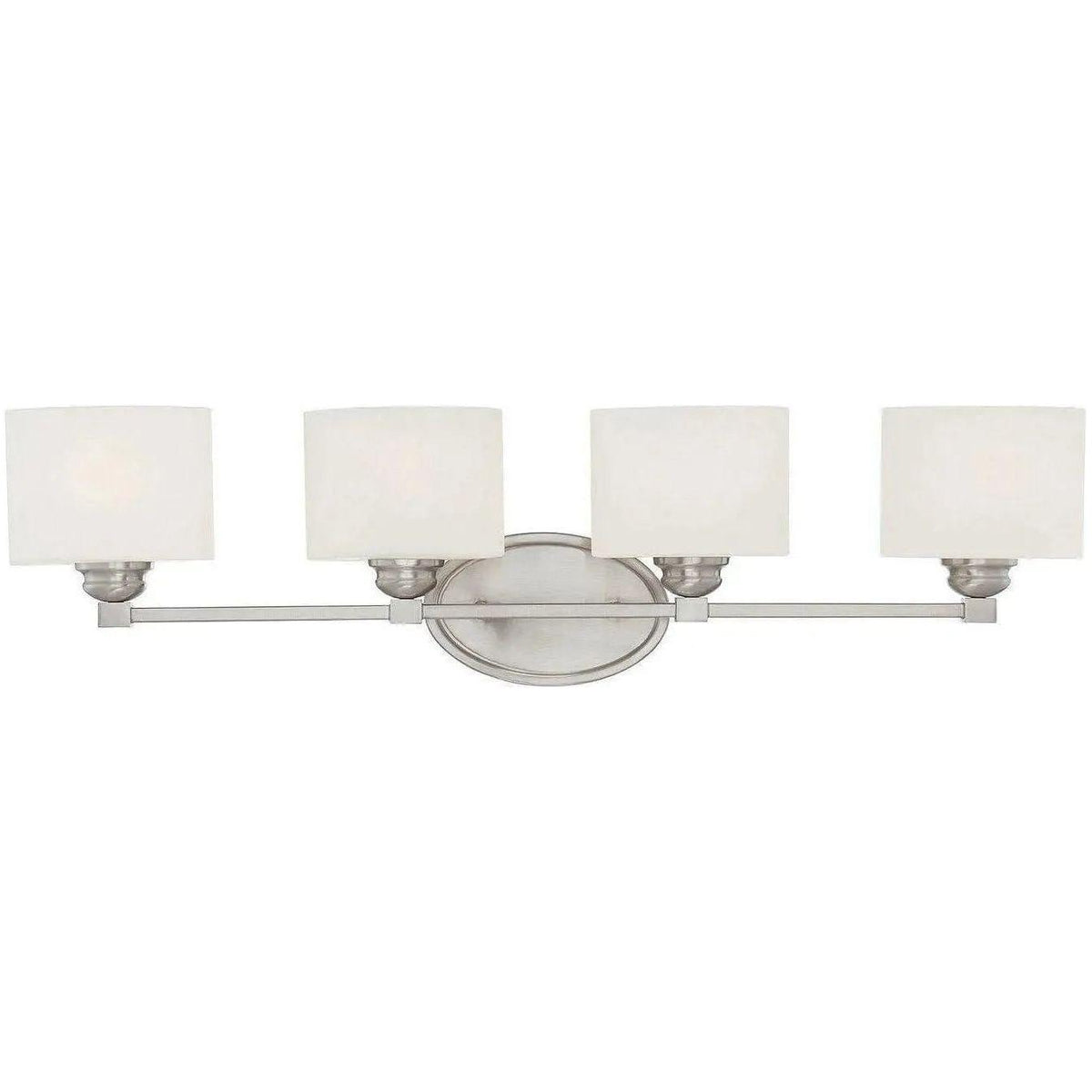 Savoy House - Kane Four Light Bath Bar - 8-890-4-SN | Montreal Lighting & Hardware