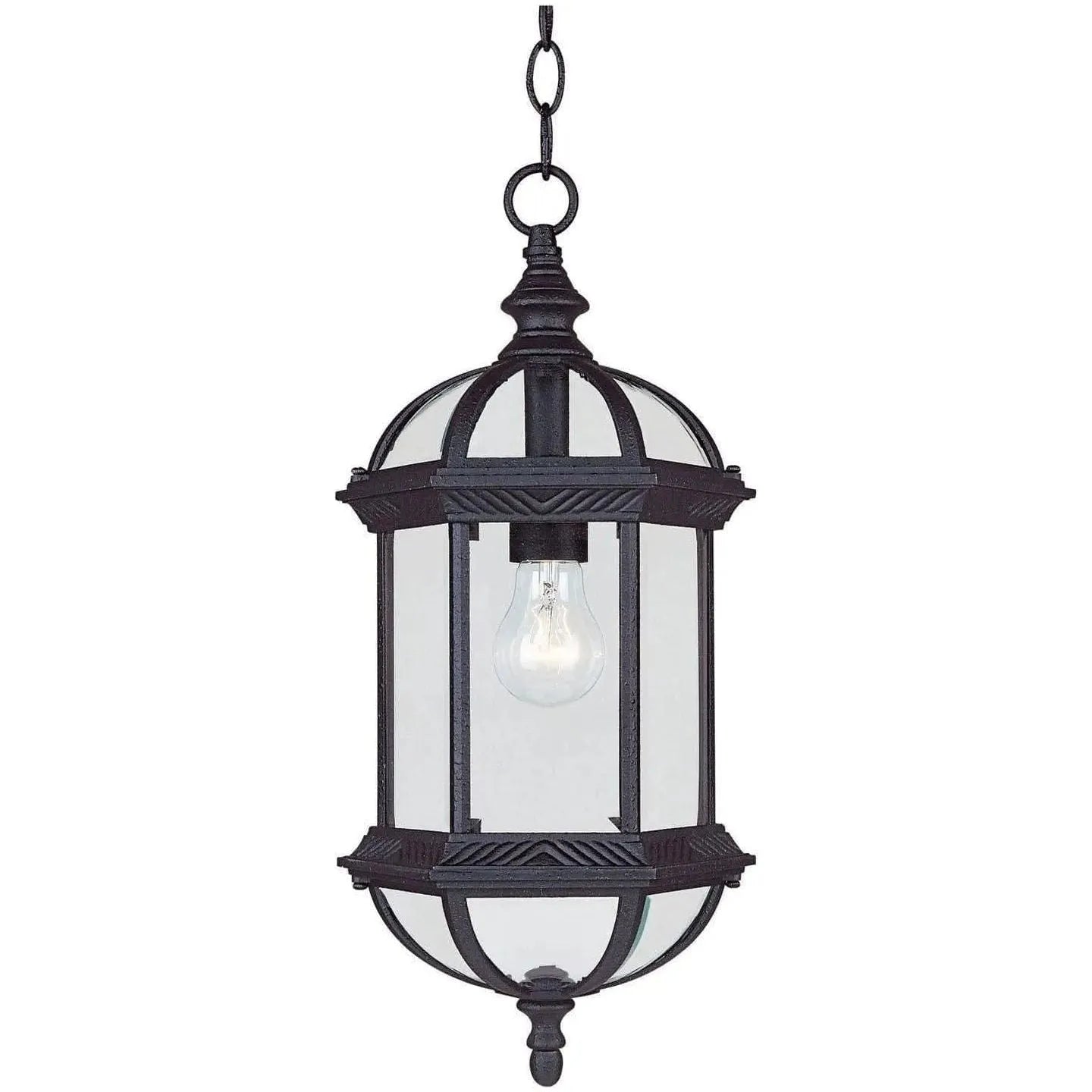 Savoy House - Kensington One Light Hanging Lantern - 5-0631-BK | Montreal Lighting & Hardware